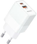 YESIDO Incarcator de retea Incarcator Priza USB, Type-C, PD20W, QC3.0, 3A - Yesido (YC32) - White (KF238534) - vexio