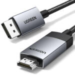 UGREEN Cablu Ugreen DP119 DisplayPort / HDMI 4K 60Hz 1m - gri