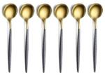 Berglander Set 6 Lingurite din Inox, Berglander, Auriu/Negru (CTAHG6) Tacam