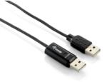 Equip 133339 USB kábel 1, 8 M USB 2.0 USB A Fekete (133339) (133339)