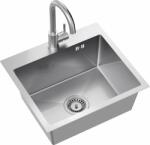 Quadron Luke chiuveta cu baterie oțel/oțel ZH5045BS_3623500_BS (ZH5045BS3623500BS)