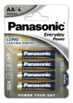 Panasonic LR6EPS-4BP EVERYDAY POWER alkáli tartós elem, AA (ceruza), 4 db/bliszter (LR6EPS-4BP)