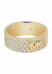 Michael Kors Csillogó ezüst gyűrű cirkónium kövekkel MKC1555AN710 (Kerület 52 mm)