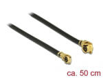 DeLock antenna kábel MHF / U. FL-LP-068 apa > MHF IV/ HSC MXHP32 50cm (89651)