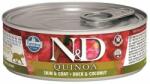 N&D Quinoa Konzerv Kacsa&Kókusz 12*80 G