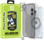 ITOP ATB Husa iPhone 14 Pro Max TPU Antisoc - Folie Sticla Privacy - Folie Spate - Protectie Camera - Inel Magnetic - Stickere Anti-Praf, Kit 6 in 1 De Protectie (ITOP021)