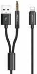 Yesido Cablu Adaptor Lightning la USB, Jack - Yesido (YAU-18) - Black