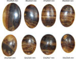  Cabochon din Aragonit Natural cu Gaura - Oval - 30-45x22-29x5-7 mm - 1 Buc