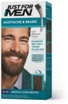 Just for Men szakáll és bajusz színező, közép-sötétbarna M-40 - hairpower