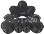 Hair Power fekete hajcsipesz HP756, 6 cm - hairpower