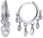 BeSpecial Cercei creole din argint 925 cu zirconii albe Be Elegant (ETU0002)