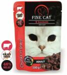 Fine Cat Adult Pouch Beef 100gr - Беззърнен пауч с говеждо месо 100гр