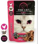 Fine Cat Pouch Sterilized Chicken 100gr - Беззърнен пауч с пилешко месо 100гр