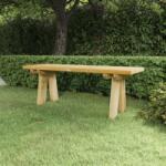 vidaXL Bancă de grădină, 110 cm, lemn masiv de pin impregnat (318173) - comfy