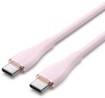 Vention USB-C 2.0/M -> 2*USB-C/M, (5A, szilikon, pink), 1, 5m, kábel (CTMPG) (CTMPG)