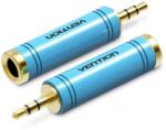 Vention 6.5mm/F -> 3.5mm jack/M, (audio, kék), kábel (VAB-S04-L) (VAB-S04-L)