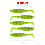 Reiva Flat Minnow shad 7, 5cm 5db/cs (Zöld Flitter) Plasztik csali (9902-805)