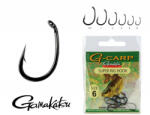 Gamakatsu G-Carp super rig Fekete 2 10db/csomag Füles Szakállas Bojlis horog (146830-002)