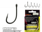 Carp Academy Teflon Hook XS-1 Fekete 1 10db/csomag Füles Szakállas Bojlis horog (5601-001)