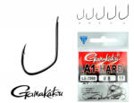 Gamakatsu G-carp A1 Long Claw Fekete 4 10db/csomag Füles Szakállas Feeder horog (149195-004)