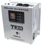 TED Electric Invertor Solar Fotovoltaic Monofazat Off-Grid 12V 1100VA 700W MPPT cu unda sinusoidala pura (A0061548) - vexio