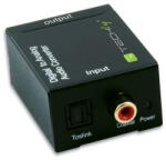 TECHLY Media convertor Digital Toslink SPDIF Coaxial audio L/R RCA c (301139) - vexio