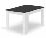 Mercaton Étkezőasztal, Mercaton, fa, fekete-fehér, 120x80x75 cm (MCTART-15407_1)