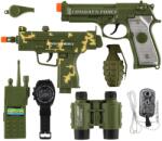 Teddies Pistol 2 buc cu accesorii baterie din plastic cu sunet si lumina (TD00850950)
