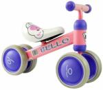 LeanToys Kerékpár pedálok nélkül, dupla kerekekkel, gyerekeknek, Pink Bell (MGH-561935)