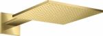 Hansgrohe ShowerSolutions cap de duș cu braț 30x30 cm pătrat auriu 35318990 (35318990)