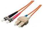 Equip 252332 száloptikás kábel 2 M SC ST OS2 Sárga (252332) (252332)