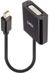 Lindy 41736 csatlakozó átlakító Mini DisplayPort DVI-D Fekete (41736) (41736)