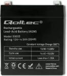 Qoltec AGM 12V 4, 5Ah max 1, 35A (53033) - pcone