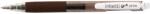 PENAC Pix cu gel PENAC Inketti, rubber grip, 0.5mm, corp maro transparent - scriere maro (P-BA3601-27EF)