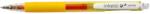 PENAC Pix cu gel PENAC Inketti, rubber grip, 0.5mm, corp galben transparent - scriere galbena (P-BA3601-05EF)