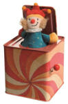 Egmont Toys Jack in the box, arlechinul din cutie, egmont toys (EGM_550331) Instrument muzical de jucarie