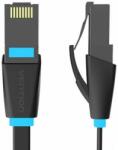 Vention Flat Network Cable UTP CAT6 Vention IBJBG RJ45 Ethernet 1000Mbps 1.5m Black (IBJBG) - wincity