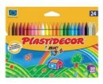 Plastidecor Creioane ceară colorate Plastidecor 9203013 24 Piese Multicolor
