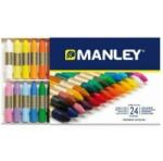 Manley Creioane ceară colorate Manley MNC00066/124 24 Piese