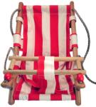 Strend Pro Leagan pentru copii, textil/lemn, rosu, max 30 kg, 36x24x45 cm (802300) Balansoar bebelusi