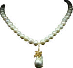 Frumoasa Venetiana Colier argint perle citrin (C2385)