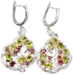 Frumoasa Venetiana Cercei argint peridot (C2390)