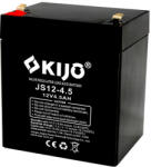 KIJO Acumulator AGM 12V, 4.5Ah, F1 - KIJO JS12-4.5 (JS12-4.5) - antivandal