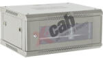 Xcab Cabinet metalic Xcab Xcab-4U45S. 7035 4U, Wall mount, 600 x 450, Glass door, Gri (Xcab-4U45S.7035)