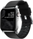 Nomad Active Strap Pro Black, silver - Apple Watch Ultra 49mm 8/7 45mm/6/SE/5/4 44mm/3/2/1 42mm (NM1A41SNW0)