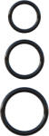 Pipedream Fantasy C-Ringz Silicone 3-Ring Stamina Set Black