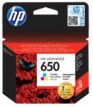 HP CZ102AE Tintapatron Color 200 oldal kapacitás No. 650 (CZ102AE) - pepita
