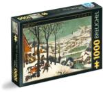 D-Toys Puzzle 1000 Piese D-Toys, Bruegel cel Batran, Hunters in the Snow (TOY-73778-07) Puzzle