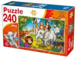 DEICO Puzzle 240 Piese, Deico, Animale Salbatice (TOY-76632) Puzzle