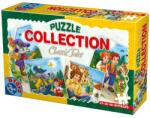 D-Toys Colectie 4 Puzzle-uri, D-Toys, Motanul Incaltat, Scufita Rosie, Calatoriile lui Gulliver, Hansel si Gretel, 24, 35, 48, 60 Piese (TOY-60501) Puzzle